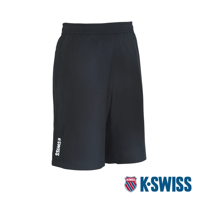 K-SWISS 運動短褲 PF Woven Shorts-男-黑(1010245-008)