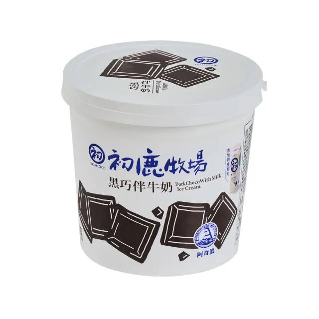 【阿奇儂】X初鹿牧場公升冰淇淋-任(530g/桶)