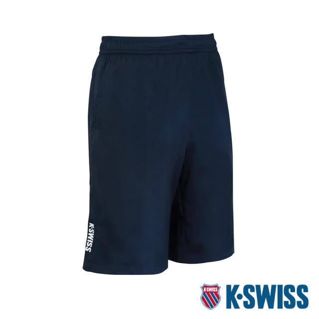 K-SWISS 運動短褲 PF Woven Shorts-男-藍(1010245-426)