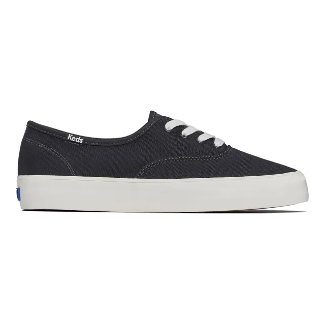 【Keds】CHAMPION GN 經典寬楦舒適帆布厚底休閒鞋-經典黑(9241W110102)