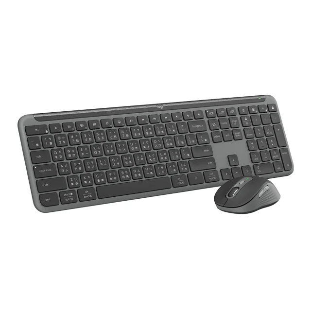 Logitech 羅技 MK950 無線鍵盤滑鼠組- 石墨黑