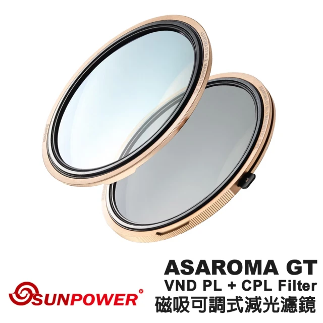 SUNPOWER ASAROMA GT ND 磁吸 減光鏡(