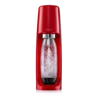 【福利品】Sodastream-時尚風自動扣瓶氣泡水機Spirit 紅(保固兩年)