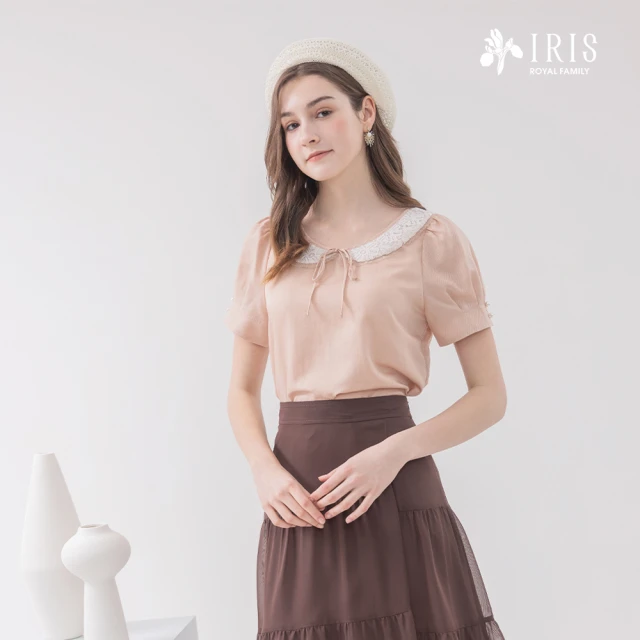 IRIS 艾莉詩 抓摺印花洋裝-2色(42639)評價推薦