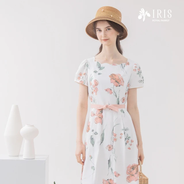 IRIS 艾莉詩 浪漫印花洋裝-2色(42683)好評推薦