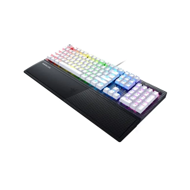 【Razer 雷蛇】買一送一★BlackWidow V3 黑寡婦蜘幻彩版鍵盤 英文鍵盤+Essential有線電競滑鼠(白色)