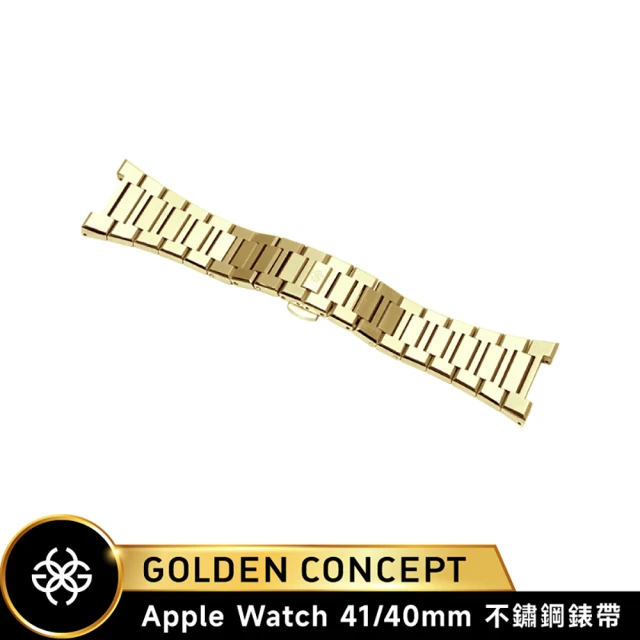 Golden Concept Apple Watch 40/41mm 316不鏽鋼錶帶 ST-41-SL 金色