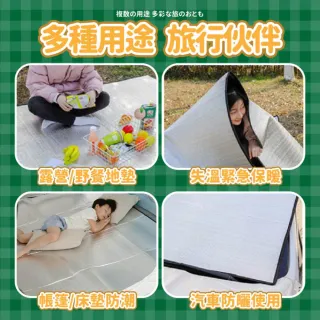 雙面防潮鋁箔墊(防潮鋁箔墊 防潮地墊 鋁箔地墊 露營地墊)