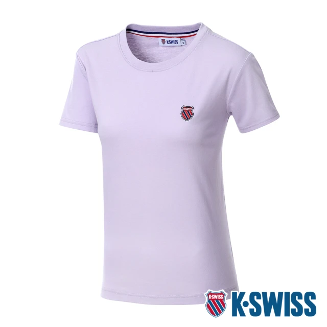 K-SWISS 排汗T恤PF Tee-女-粉紅(191023