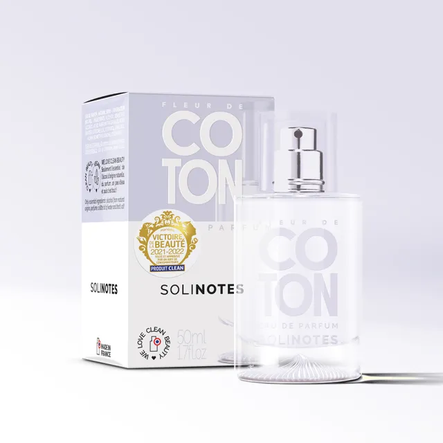 【SOLINOTES】香水調色盤 棉花淡香精 50ml(療癒清香調/茉莉/紫羅蘭/麝香 專櫃公司貨)