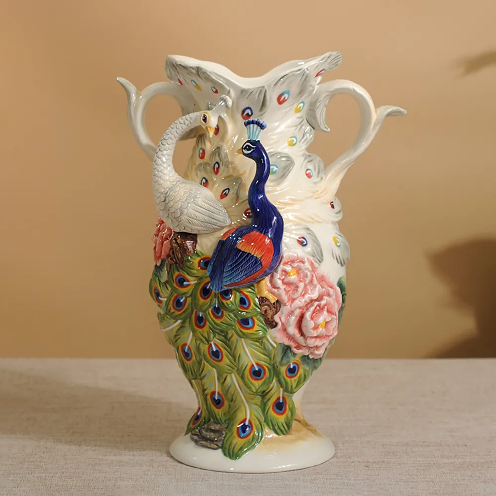 孔雀花瓶| eBay