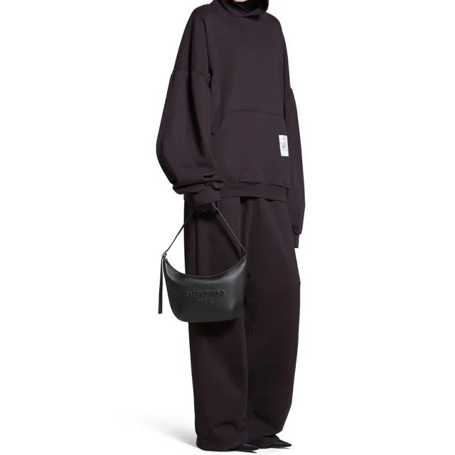 【Balenciaga 巴黎世家】專櫃新款 超軟小牛皮Mary Kate Sling 肩背包/手提包(超軟小牛皮)