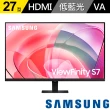 【SAMSUNG 三星】S27D706EAC 27型 4K ViewFinity S7 創作者專業螢幕(VA/HDR/快速安裝/PBP/PIP)