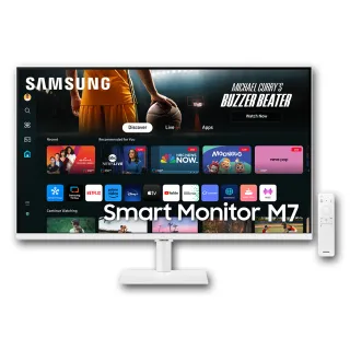 【SAMSUNG 三星】S32DM703UC 32型 4K M7 智慧聯網螢幕(VA/HDR/內建喇叭/遙控器/智能家居)