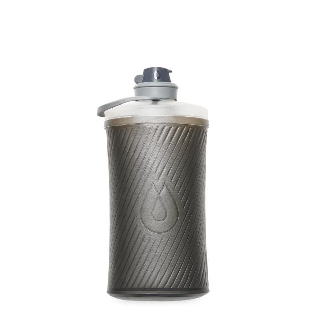 【HydraPak】Flux 1.5L 軟式水瓶 遠古灰(軟式水瓶、軟式水壺、登山配件)
