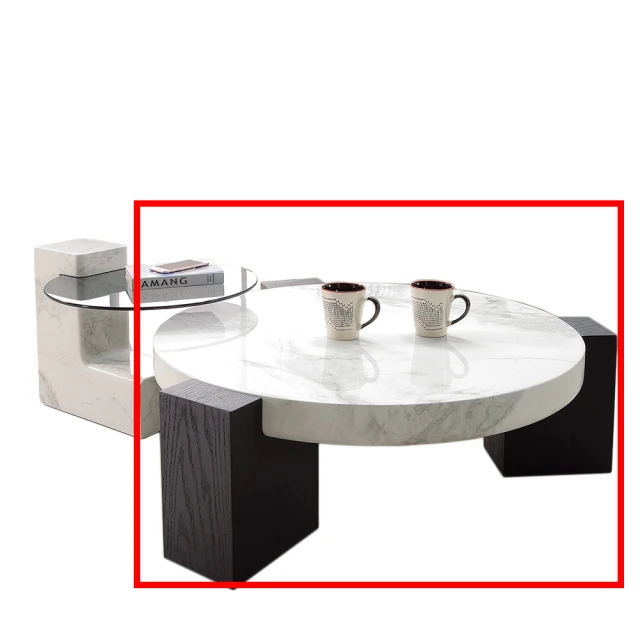 承享家具 奶油風茶几-120*60*41公分(咖啡桌 客廳桌