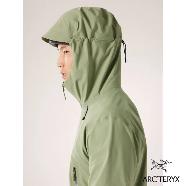 【Arcteryx 始祖鳥官方直營】男 Beta 輕量防水外套(卡洛斯綠)