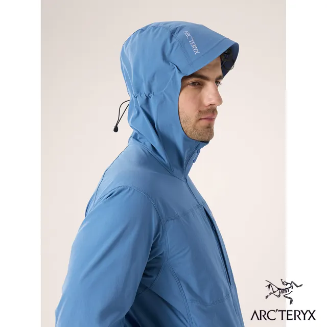 【Arcteryx 始祖鳥官方直營】男 Gamma 輕量軟殼外套(石洗藍)