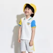 【GAP】男幼童裝 Logo小熊刺繡短袖POLO衫-白色(465357)