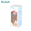 【Richell 利其爾】HE初心系列- 玻璃寬口哺乳奶瓶 240mL(樂繽紛)