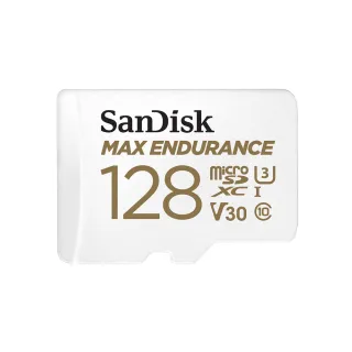 【SanDisk】SanDisk 行車記錄器/監控專用Max Endurance microSD 記憶卡 128GB(公司貨)
