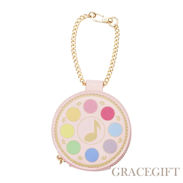 【Grace Gift】小魔女DoReMi聯名-見習生轉換器立體零錢包(粉)