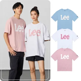 【Lee 官方旗艦】男女同款 短袖T恤 / 胸前大LOGO 共3色 男女共版(LB402054185/LB402054189/LB402054K14)