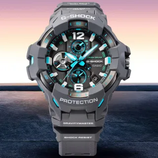 【CASIO 卡西歐】G-SHOCK 藍牙連線 碳核心防護 太陽能飛行腕錶 禮物推薦 送禮首選(GR-B300-8A2)