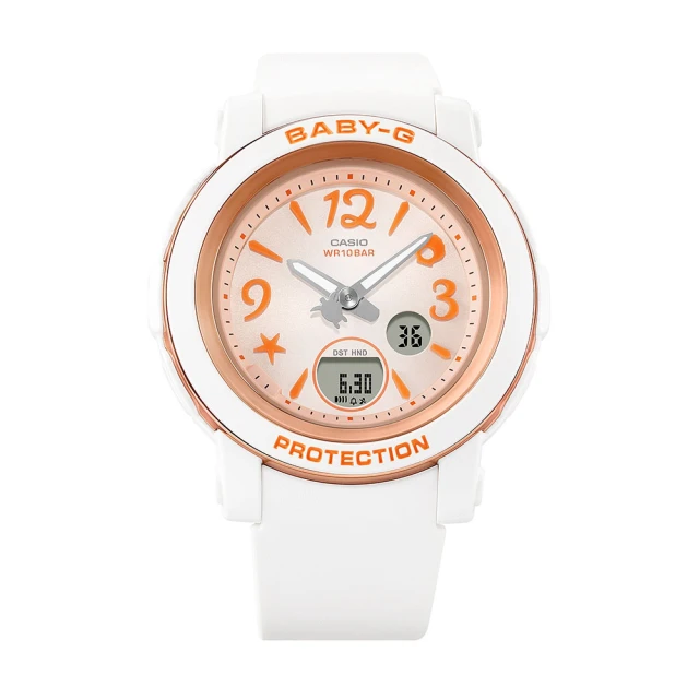 CASIO 卡西歐 BABY-G夢幻偏光色彩雙顯錶(BA-1