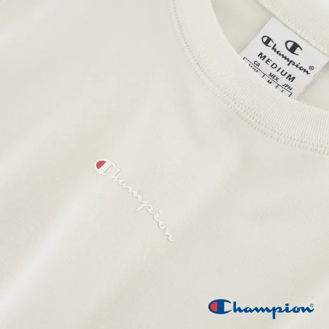 【Champion】官方直營-純棉印花坦克背心-女(淺米色)