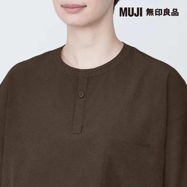 【MUJI 無印良品】聚酯纖維透氣抗污短袖套衫(共2色)