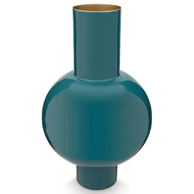 【PIP STUDIO】金屬球造型綠色中花瓶24x40cm(居家擺設)