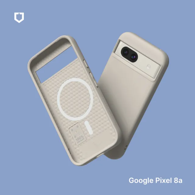 【RHINOSHIELD 犀牛盾】Google Pixel 8a SolidSuit MagSafe兼容 磁吸手機保護殼(經典防摔背蓋殼)