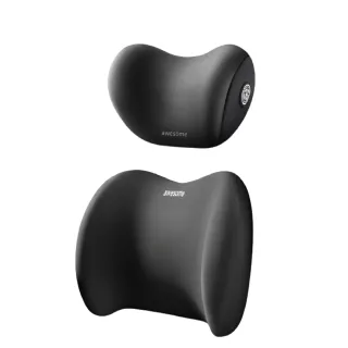 【一朵花汽車百貨】汽車靠枕 汽車頭枕 各一入 汽車腰靠 車用靠枕 車用靠背 車用頭枕 頸枕(汽車用頭枕)