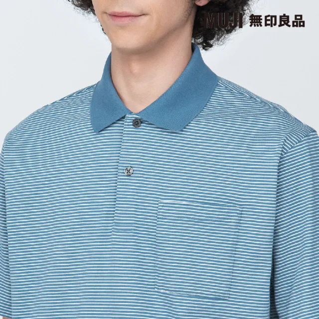 【MUJI 無印良品】男棉水洗天竺短袖POLO衫(共10色)