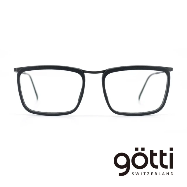 GIGI Studios 西班牙微圓粗框光學眼鏡(黑色 - 
