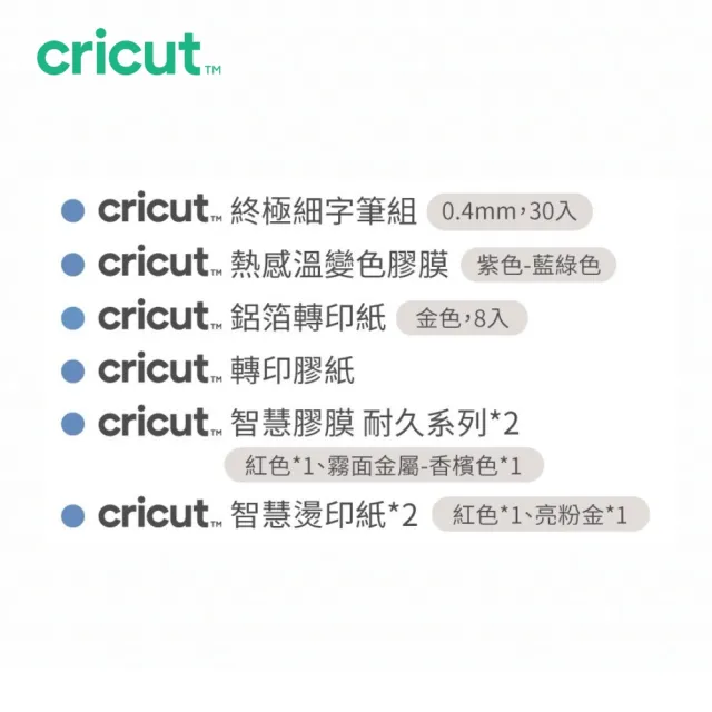 【Cricut】龍年驚喜配件大禮包-8件組