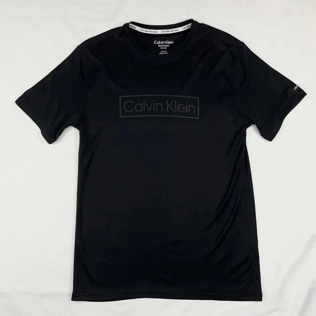 【Calvin Klein 凱文克萊】方框設計 抗UV  排汗衫 防曬衣 現貨 T恤 短袖 快乾 排汗衣 CK 短T(短袖 T恤)
