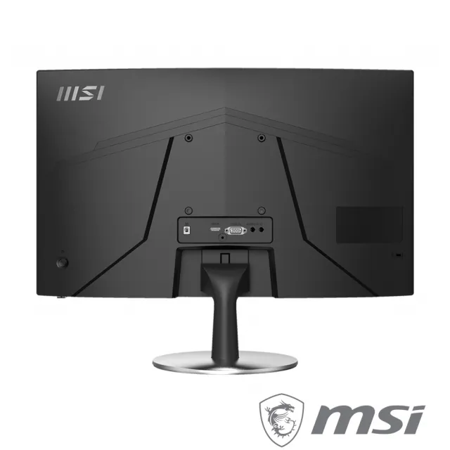 【MSI 微星】(2入組)PRO MP242C 24型曲面美型螢幕(VA/FHD/1500R/內建喇叭/TUV護眼)