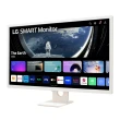 【LG 樂金】超可動支架組 32SR50F-W 32型 IPS智慧聯網螢幕(搭載webOS/AirPlay2/內建喇叭/IOT家電控制)+瑞米