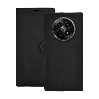 【阿柴好物】Realme 12/12X 5G 仿小牛皮前扣磁吸皮套