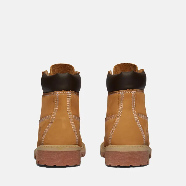 【Timberland】童款小麥黃經典防水6吋靴5-9Y(12909713)