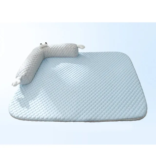 【QHL 酷奇】立體清新方形散熱透氣寵物凉感墊-M號(寵物涼感墊/寵物睡墊/寵物床)