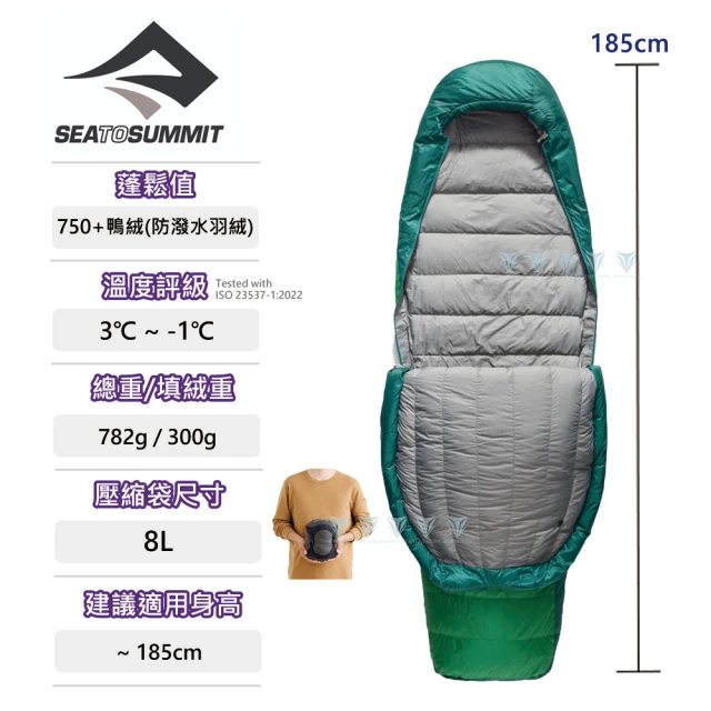 SEA TO SUMMIT Ascent -9 氣流羽絨睡袋