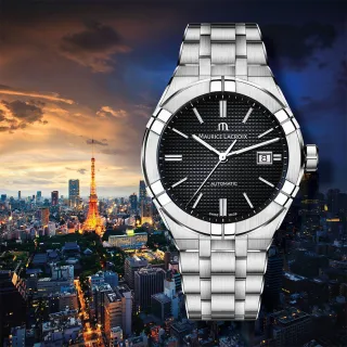 【Maurice Lacroix 艾美錶】AIKON 200米潛水機械錶-42mm 禮物 送禮(AI6008-SS002-330-1)