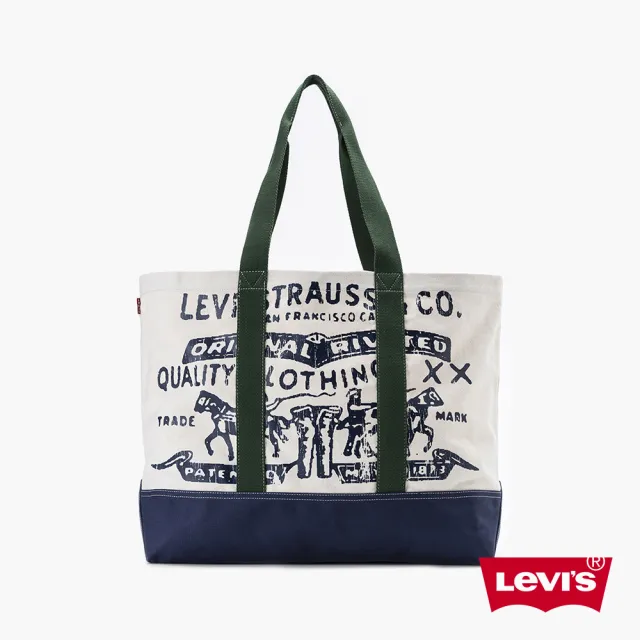 【LEVIS 官方旗艦】雙馬標托特包 人氣新品 000AA-0001