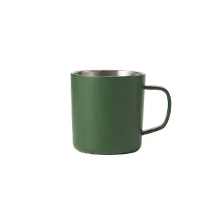 【MUJI 無印良品】不鏽鋼馬克杯/綠/380ML