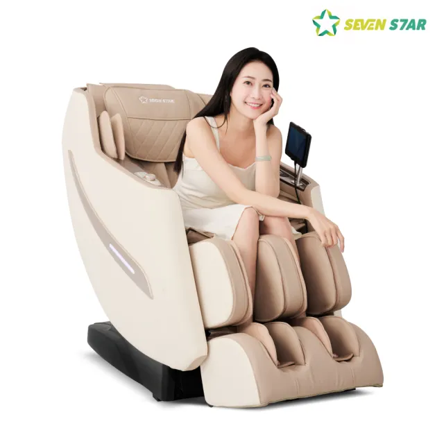 【SevenStar 七星級】首席之座Plus 按摩椅 SC-396(功能大升級/五年皮革保固/腳底滾輪按摩)