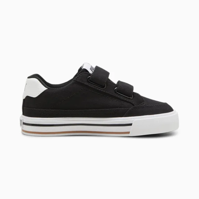 【PUMA】運動鞋 童鞋 中童 大童 Court Classic Vulc FS V PS 黑 39656003