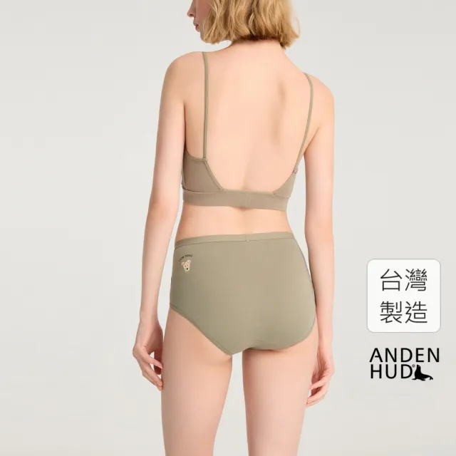 【Anden Hud】溫暖日常．高腰三角內褲(橄欖石-我愛狗狗)